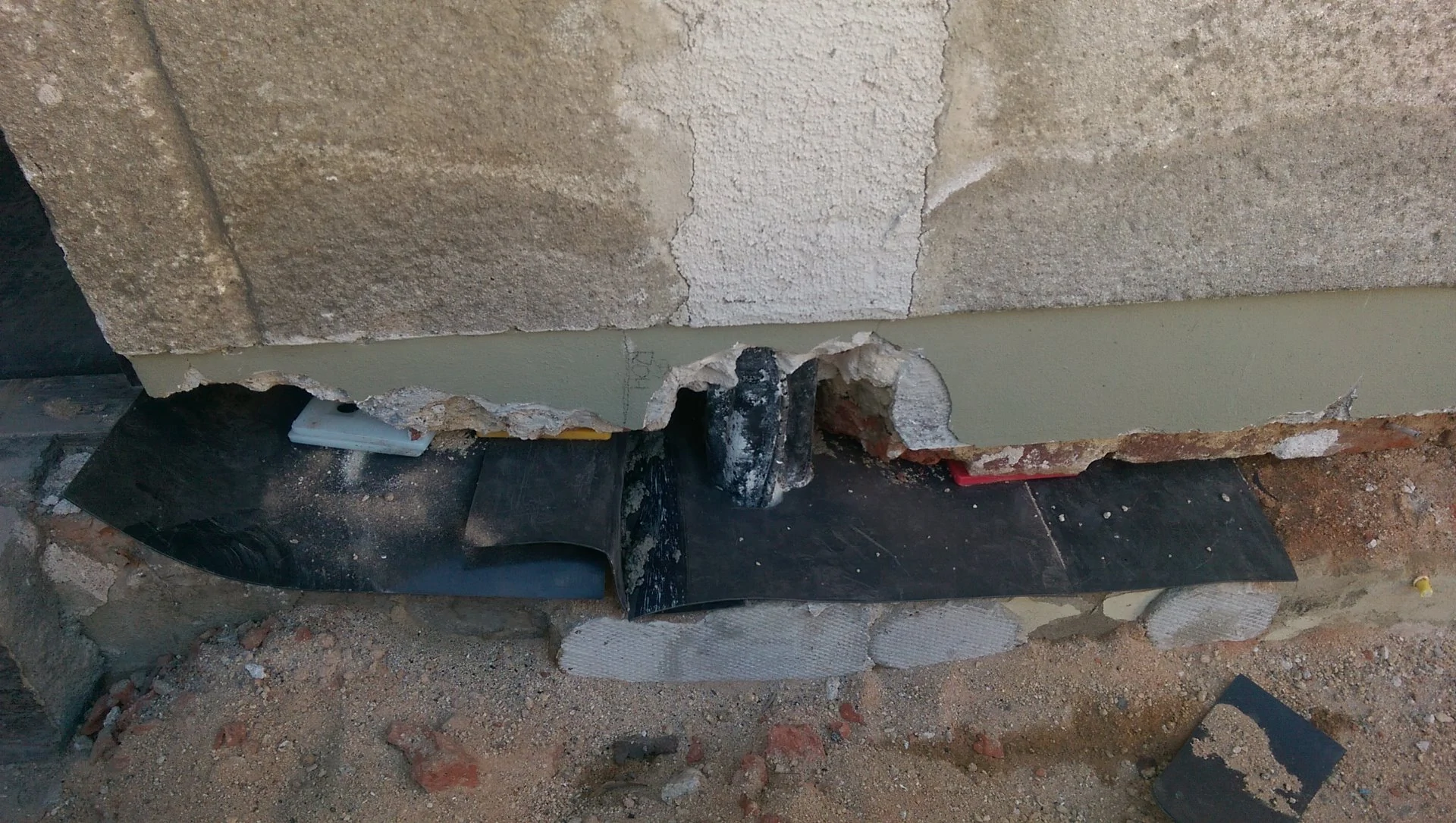 Ukázka sanace zdiva – Řešení detailů